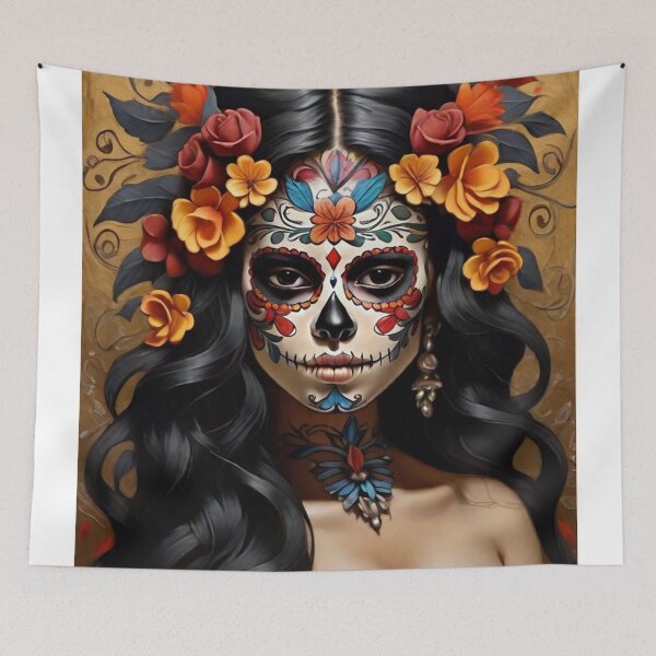 Item preview, Beauty of the Dead; Dia de los Muertos; Mexico; designed and sold by StickerApe.
