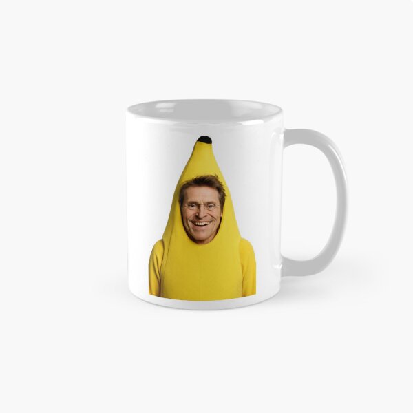 Item preview, Banana willem dafoe funny weird prank meme cute happy christmas birthday gift  designed and sold by CheeseBlueprint.