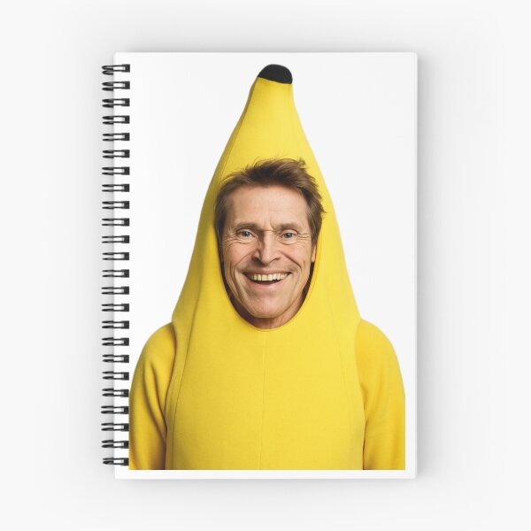 Item preview, Banana willem dafoe funny weird prank meme cute happy christmas birthday gift  designed and sold by CheeseBlueprint.