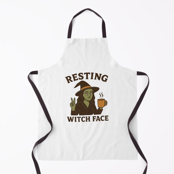 Item preview, Resting Witch Face – Funny Retro Halloween Design designed and sold by Annaart1991.