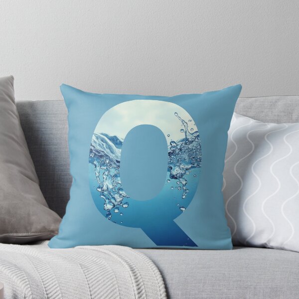 Item preview, Water Monogram Letter Q with Splash designed and sold by rustyroofco.