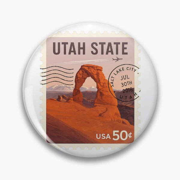 Artikelvorschau, Utah State Briefmarke - zarter Bogen entworfen und verkauft von BashPIXIE.