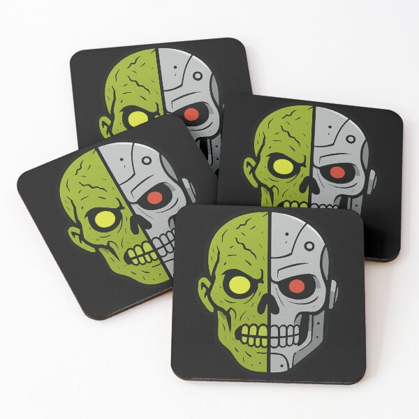 Item preview, Half Zombie, Half Cyborg – Horror Tech Hybrid designed and sold by NoRestDesigns.