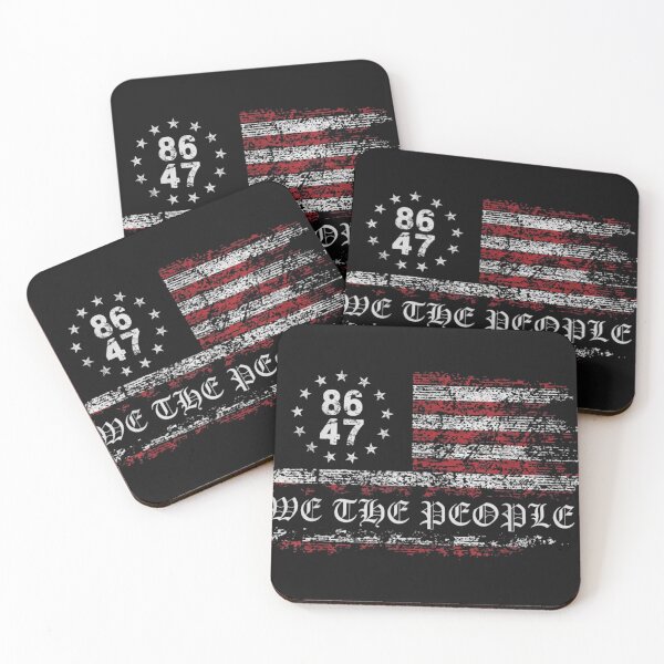 Item preview, Anti Trump 8647 86 47 US Flag We The People Impeach 47 T-Shirt designed and sold by DrWilburnWhite.