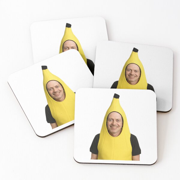 Item preview, Banana steve buscemi funny weird prank meme cute happy christmas birthday gift  designed and sold by CheeseBlueprint.