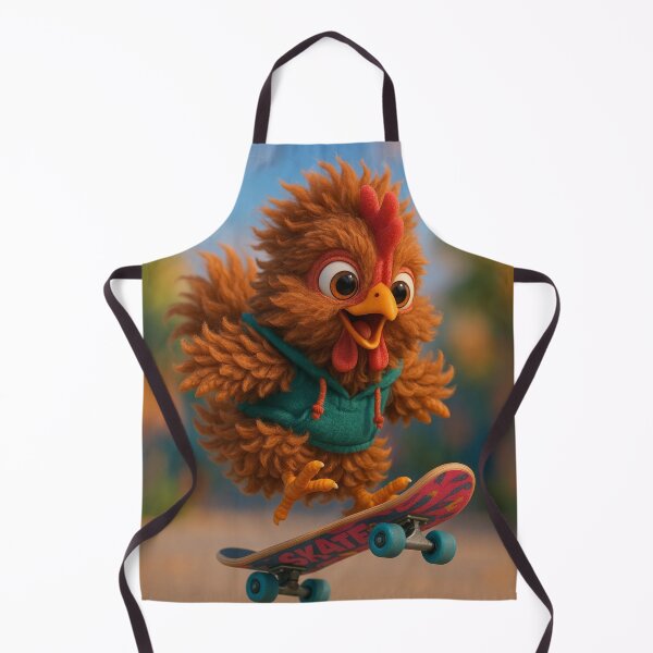 Item preview, Skater Frizzle Chicken designed and sold by Sillytoe.