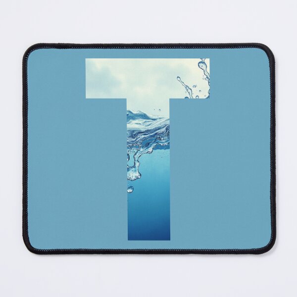 Item preview, Water Monogram Letter T with Splash designed and sold by rustyroofco.