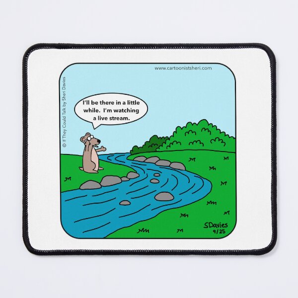 Item preview, Bear live streaming designed and sold by CartoonistSheri.
