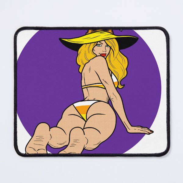 Item preview, Candy Corn Witch Pinup designed and sold by SolefulStickers.