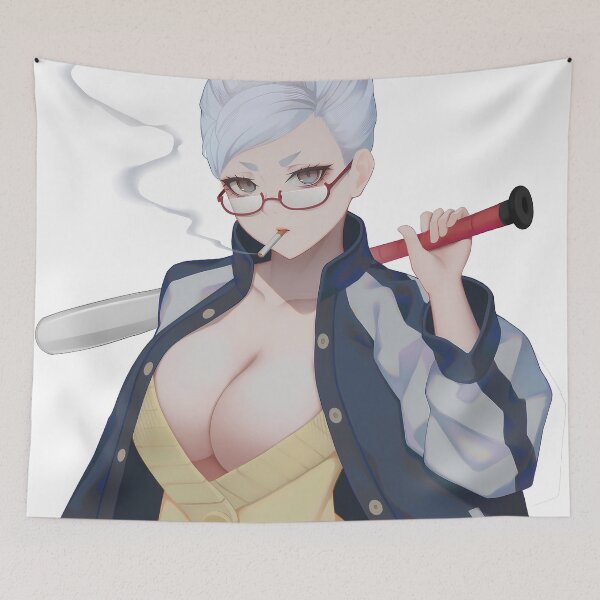Item preview, Anime Seiko Ayase Dandadan Casual Repose Smoking Attitude designed and sold by earlobejerk.