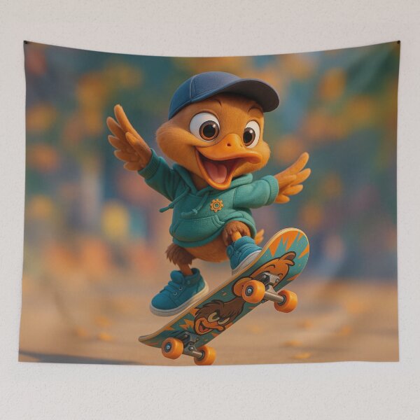 Item preview, Skater Fulvous Whistling Duck designed and sold by Sillytoe.