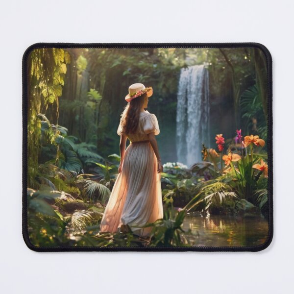 Item preview, Victorian Explorer Woman in the Wild Forest designed and sold by BlareBlare.
