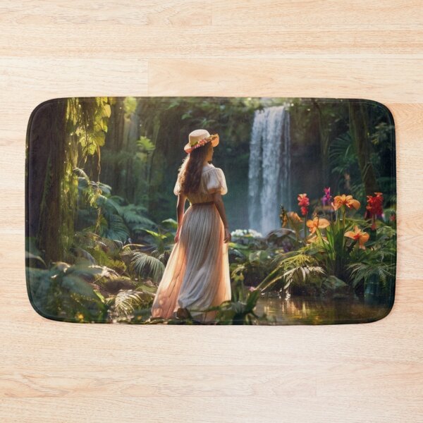 Item preview, Victorian Explorer Woman in the Wild Forest designed and sold by BlareBlare.