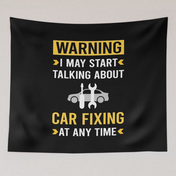 Item preview, Warning Car Fixing Repair designed and sold by bettyn9wp.