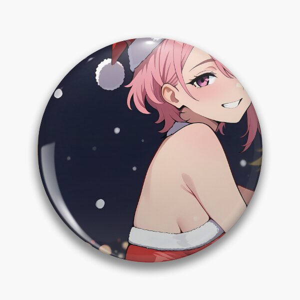 Item preview, Aira Shiratori Dandadan Christmas Santa Kneeling Joy designed and sold by earlobejerk.