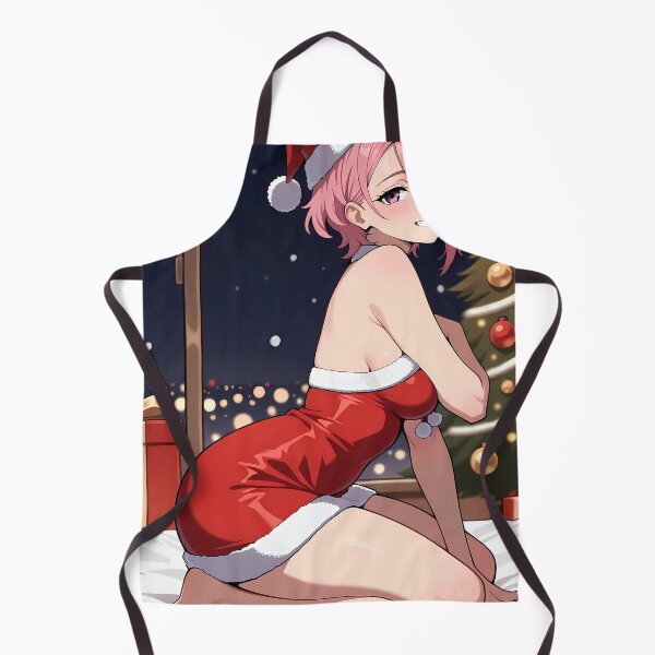 Item preview, Aira Shiratori Dandadan Christmas Santa Kneeling Joy designed and sold by earlobejerk.