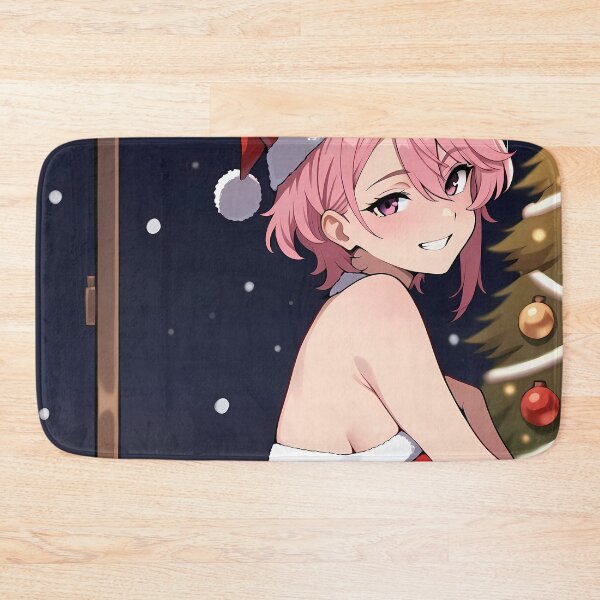Item preview, Aira Shiratori Dandadan Christmas Santa Kneeling Joy designed and sold by earlobejerk.