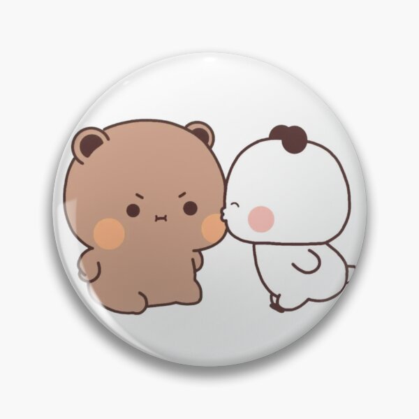 Item preview, Bubu Kissing Angry Dudu Bear and Panda Balloon Bear And Browne True Love Couple 2026 designed and sold by DaresToDream.