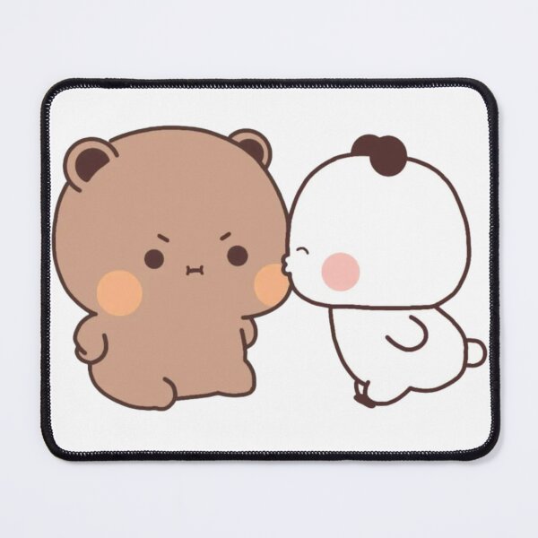 Item preview, Bubu Kissing Angry Dudu Bear and Panda Balloon Bear And Browne True Love Couple 2026 designed and sold by DaresToDream.