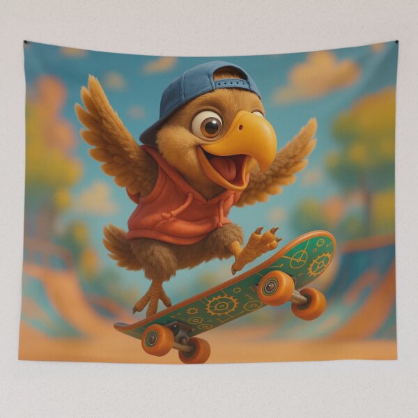 Item preview, Skater Gastornis  designed and sold by Sillytoe.