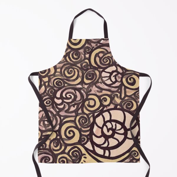 Item preview, Beige and Brown Spiral Snail Pattern designed and sold by SassyArtistry.