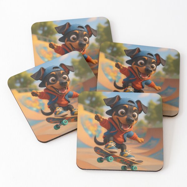 Item preview, Skater German Pinscher designed and sold by Sillytoe.