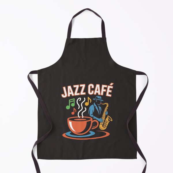 Item preview, "Jazz Café – Coffee & Music Vibes" designed and sold by HolisticFurArt.