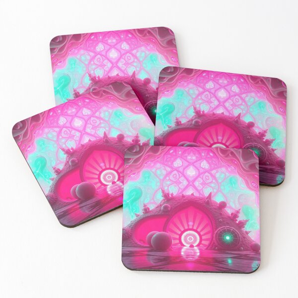 Item preview, Neon Pink Fantasy Portal Scene designed and sold by SassyArtistry.