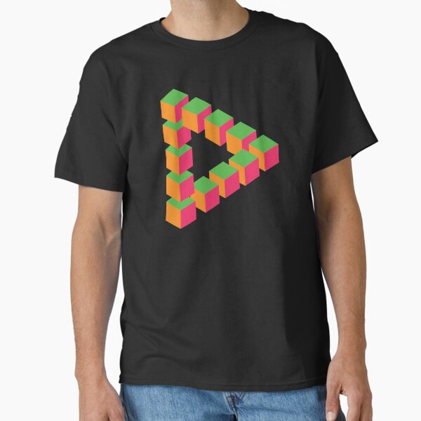 Vista previa del artículo con la obra «Cube Penrose Triangle», diseñado y vendido por EthanDecker.