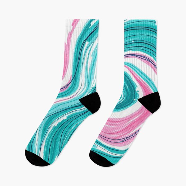 Item preview, Pink Teal Swirl Abstract Marble designed and sold by SassyArtistry.