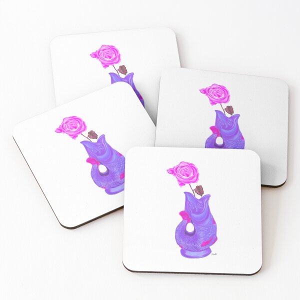 Item preview, Fish Vase 3-Illustration-Purple designed and sold by deblevart.