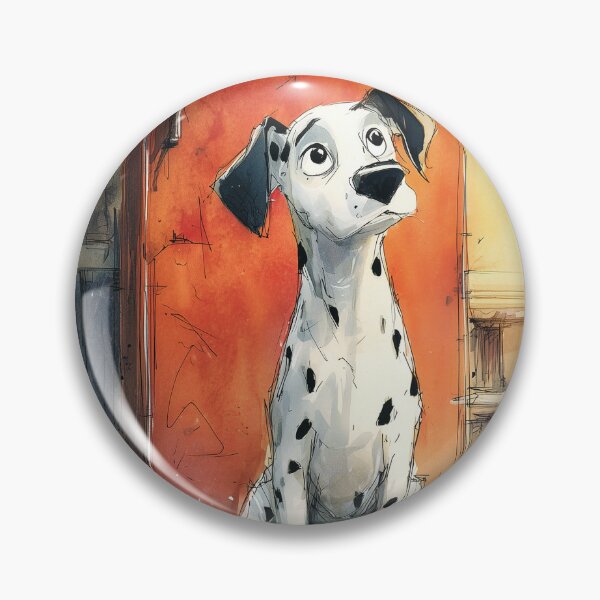 Item preview, Firehouse Watch: Watercolor Dalmatian designed and sold by ArgentoArt.