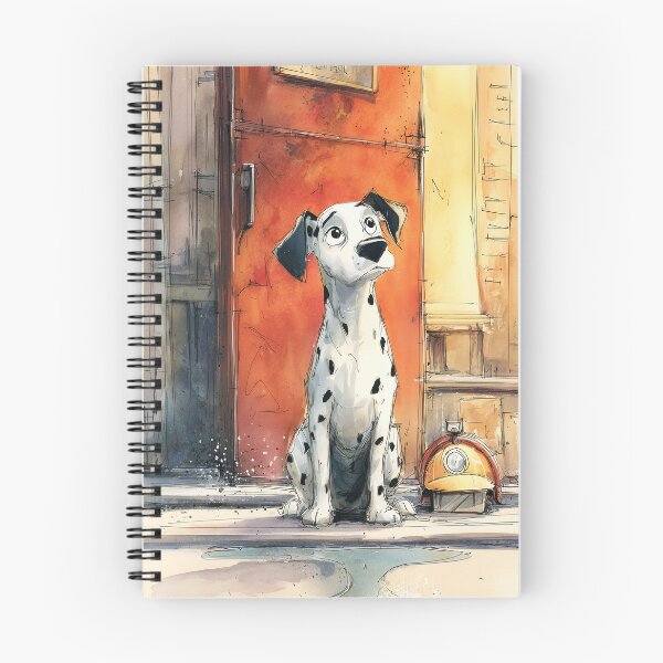 Item preview, Firehouse Watch: Watercolor Dalmatian designed and sold by ArgentoArt.