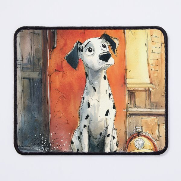 Item preview, Firehouse Watch: Watercolor Dalmatian designed and sold by ArgentoArt.