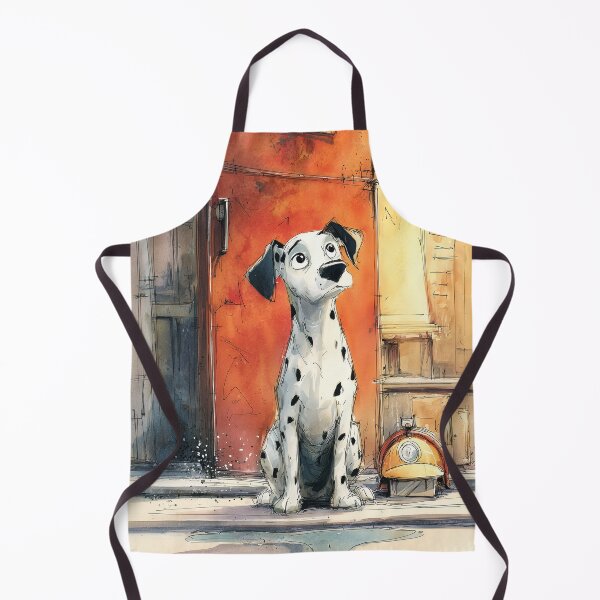 Item preview, Firehouse Watch: Watercolor Dalmatian designed and sold by ArgentoArt.