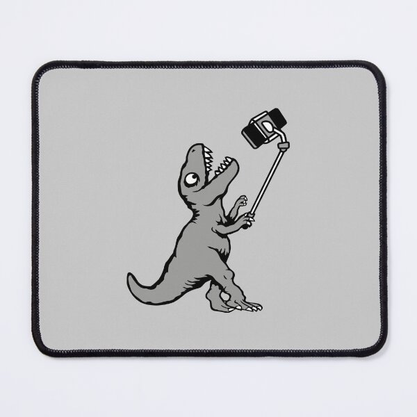 Item preview, T-Rex Selfie Stick Camera Video Social Media Influencer designed and sold by shirt-o-mat.