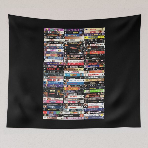 Item preview, Greatest Films Of The1990S - Vintage 90S Vhs Cassette Print designed and sold by MacieBins.