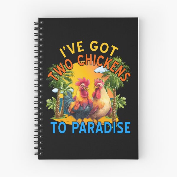 Item preview, I've Got Two Chickens to Paradise designed and sold by babbselasdesigns.