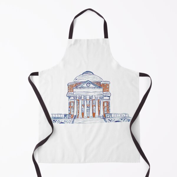 Item preview, Watercolor UVA Rotunda (Blue & Orange) designed and sold by Erica Morgan.