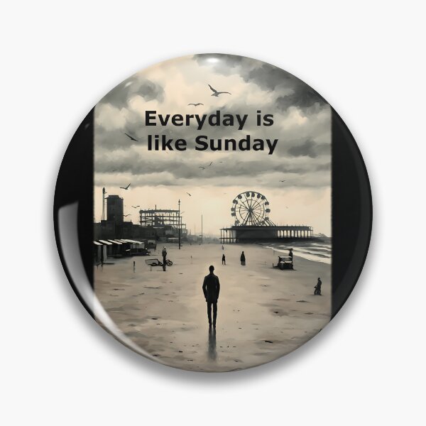 Item preview, Everyday Is Like Sunday - Morissey - Original Poster Design designed and sold by WendyGarza.