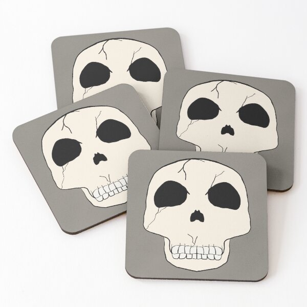 Item preview, Skull tile, Halloween, gothic, Dallas Arnold Design designed and sold by Dallas_Arnold_Design.