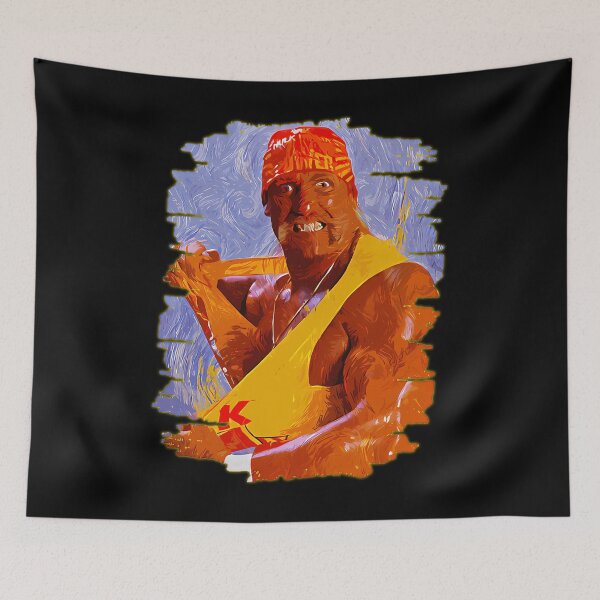 Item preview, Hulk Hogan  90S Wwe  Brush Art designed and sold by MagaliKris.