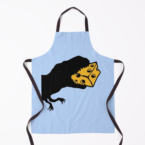 Item preview, T-Rex Eating Cheese Devour Tyrannosaurus From Side Silhouette designed and sold by shirt-o-mat.