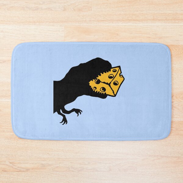 Item preview, T-Rex Eating Cheese Devour Tyrannosaurus From Side Silhouette designed and sold by shirt-o-mat.