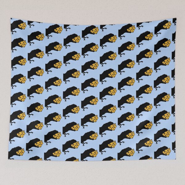 Item preview, T-Rex Eating Cheese Devour Tyrannosaurus From Side Silhouette designed and sold by shirt-o-mat.
