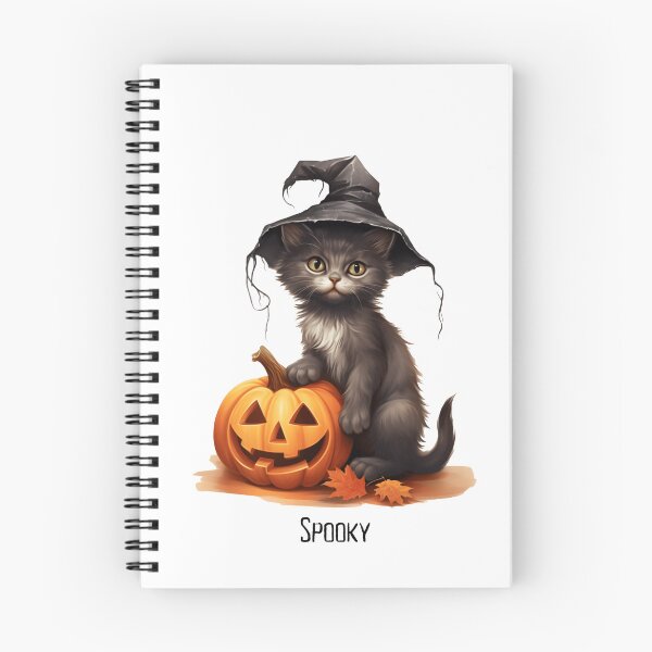 Item preview, “Halloween Cat Shirt  Cute Witch Hat Pumpkin T-Shirt | Spooky Season Cat Lover Gift Tee” designed and sold by Kaehaniz.