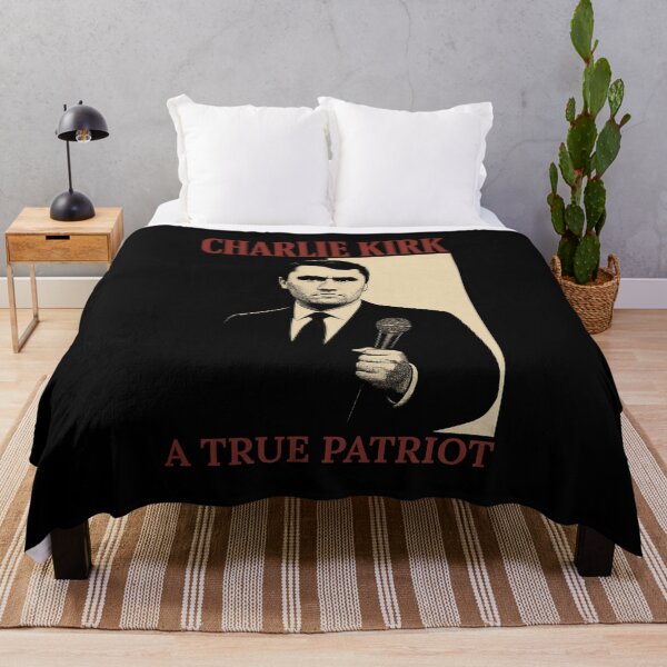 Item preview, Charlie Kirk A True Patriot designed and sold by JeyVel.