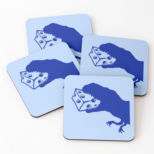 Item preview, T-Rex Eating Cheese Devour Tyrannosaurus From Side Silhouette designed and sold by shirt-o-mat.