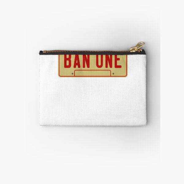 Item preview, Ban-One-Licence-Plate designed and sold by BettinaSchmi.