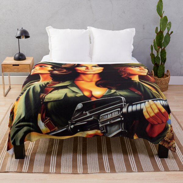Aperçu de l'œuvre Femme militaire rétro créée et vendue par PulpVintage.